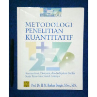 Image of METODOLOGI PENELITIHAN KUANTITATIF