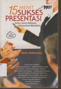 Image of 15 MENIT SUKSES PRESENTASI JURUS JURUS DAHSYAT PRESENTASI MEMIKAT