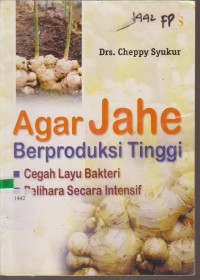 Image of AGAR JAHE BERPRODUKSI TINGGI