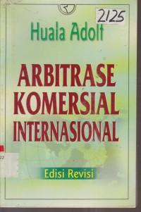 Image of ARBITRASE KOMERSIAL INTERNASIONAL