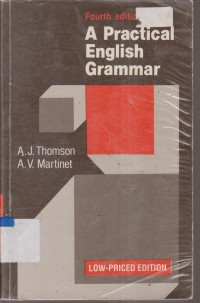 Image of A PRACTICAL ENGLISH GRAMMAR