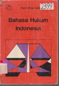 Image of BAHASA HUKUM INDONESIA