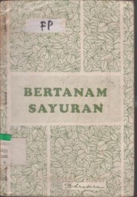 Image of BERTANAM SAYUR
