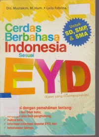 Image of CERDAS BERBAHASA INDONESIA SESUAI EYD