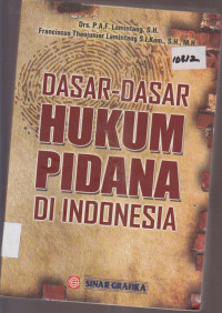Image of DASAR DASAR HUKUM PIDANA DI INDONESIA