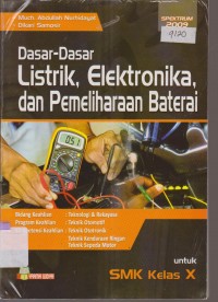 Image of DASAR-DASAR LISTRIK, ELEKTRONIKA, DAN PEMELIHARAAN BATERAI