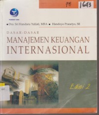 Image of DASAR DASAR MANAJEMEN KEUANGAN INTERNASIONAL