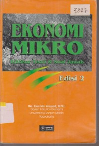 Image of EKONOMI MIKRO IKHTISAR TEORI DAN SOAL JAWAB
