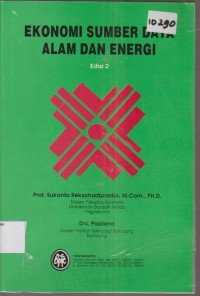 Image of EKONOMI SUMBER DAYA ALAM DAN ENERGI