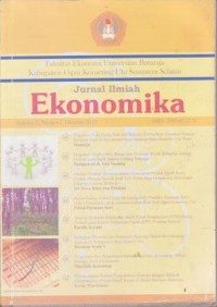 Image of JURNAL ILMIAAH EKONOMIKA VOL II NO 2 OKT 10