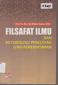 Image of FILSAFAT ILMU DAN METODOLOGI PENELITIAN ILMU PEMERINTAHAN