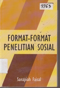 Image of FORMAT FORMAT PENELITIAN SOSIAL
