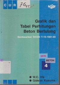 Image of GRAFIK DAN TABEL PERHITUNGAN BETON BERTULANG BERDASARKAN SKSNIS T-15-1991-03