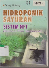 Image of HIDROPONIK SAYURAN SISTEM NFT (NUTRIENT FILM TECHNIQUE)