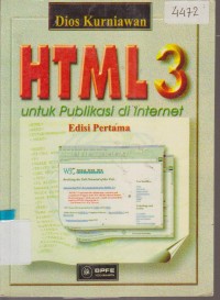Image of HTML 3 UNTUK PUBLIKASI DI INTERNET