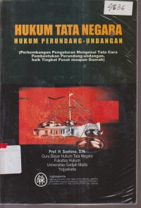 Image of HUKUM TATA NEGARA HUKUM PERUNDANG-UNDANGAN