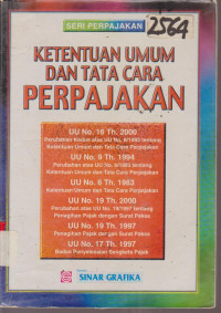 Image of KETENTUAN UMUM DAN TATA CARA PERPAJAKAN