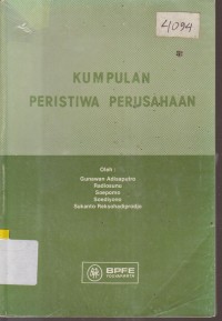 Image of KUMPULAN PERISTIWA PERUSAHAAN