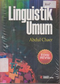 Image of LINGUISTIK UMUM