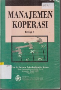 Image of MANAJEMEN KOPERASI EDISI 5