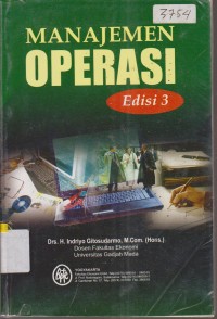 Image of MANAJEMEN OPERASI EDISI 3