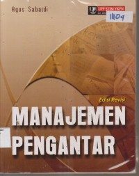 Image of MANAJEMEN PENGANTAR EDISI REVISI
