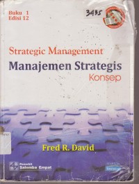 Image of STRATEGIC MANAGEMENT MANAJEMEN STRATEGIS KONSEP BUKU 2
