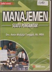 Image of MANAJEMEN SUATU PENGANTAR