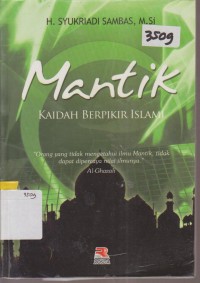 Image of mantik kaidah berpikir islam