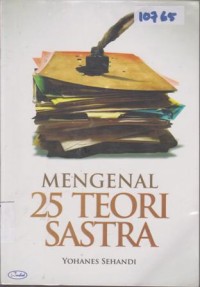 Image of MENGENAL 25 TEORI SASTRA