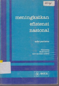 Image of MENINGKATKAN EFISIENSI NASIONAL