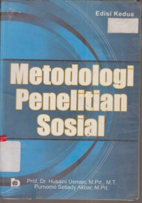 Image of METODELOGI PENELITIAN SOSIAL