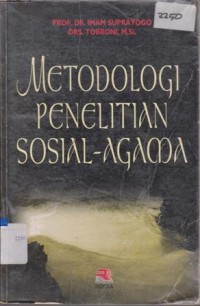 Image of METODOLOGI PENELITIAN SOSIAL-AGAMA