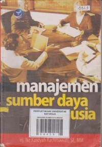 Image of MANAJEMEN SUMBER DAYA MANUSIA