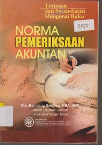Image of TINJAUAN DAN SARAN SARAN MENGENAI BUKU NORMA PEMERIKSAAN AKUNTAN