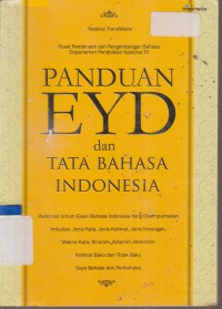 Image of PANDUAN EYD DAN TATA BAHASA INDONESIA