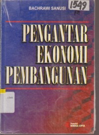 Image of PENGANTAR EKONOMI PEMBANGUNAN