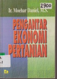 Image of PENGANTAR EKONOMI PERTANIAN