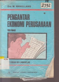 Image of PENGANTAR EKONOMI PERUSAHAAN