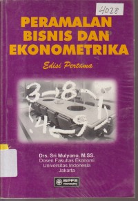 Image of PERAMALAN BISNIS DAN EKONOMETRIKA