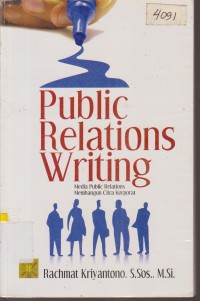 Image of PUBLIC RELATIONS WRITING