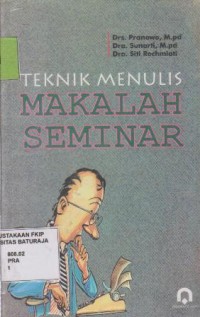 Image of TEKNIK MENULIS MAKALAH SEMINAR
