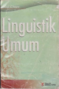 Image of LINGUISTIK UMUM