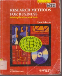 Image of RESEARCH METHODS FOR BUSINESS METODOLOGI PENELITIAN UNTUK BISNIS