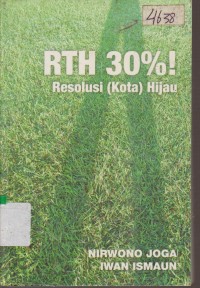 Image of RTH 30%! RESOLUSI ( KOTA ) HIJAU
