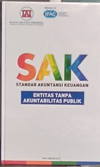 Image of STANDAR AKUNTANSI KEUANGAN entitas tanpa akuntabilitas publik