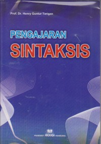 Image of PENGAJARAN SINTAKSIS