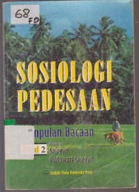 Image of SOSIOLOGI PEDESAAN