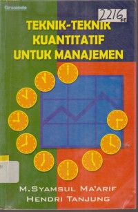 Image of TEKNIK-TEKNIK KUANTITATIF UNTUK MANAJEMEN