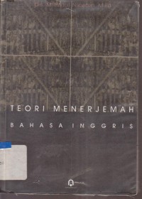 Image of TEORI MENERJEMAH BAHASA INGGRIS